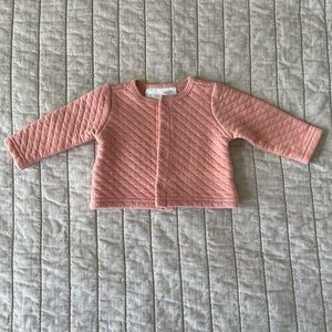 Koala Baby Pink Quilted Pattern Jacket